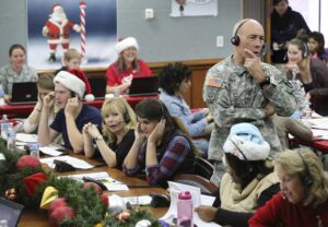 NORAD Tracks Santa center at Peterson Air Force Base in Colorado Springs