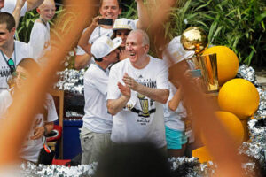 San Antonio Spurs head coach Gregg Popovich