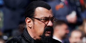Steven Seagal Attended Putin's Victory Day Parade Next to Biker Gang