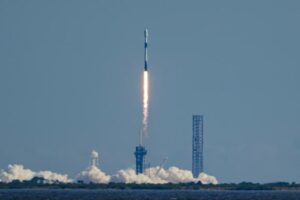 SpaceX Falcon 9 rocket launches from Kennedy Space Center
