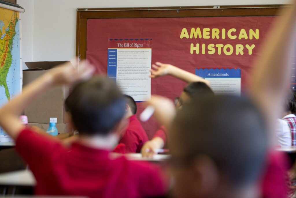The Trump administration has tapped conservative groups to lead an initiative promoting civics education. (Getty Images) 