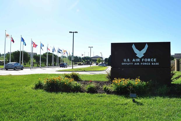 The Kenney Gate on Offutt Air Force Base, Nebraska
