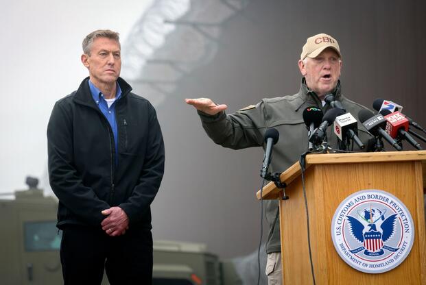 White House Border Czar and CBP Chief Tout Success Locking Down the Border in San Diego Visit