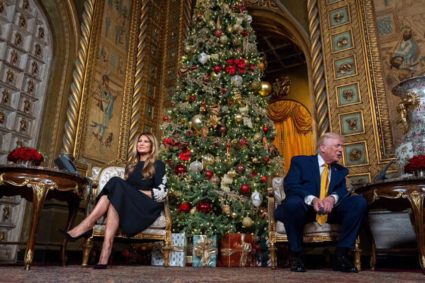 Trump Warns Against Infiltration by a 'Bad Santa,' Defends Coal in Jovial Christmas Calls With Kids