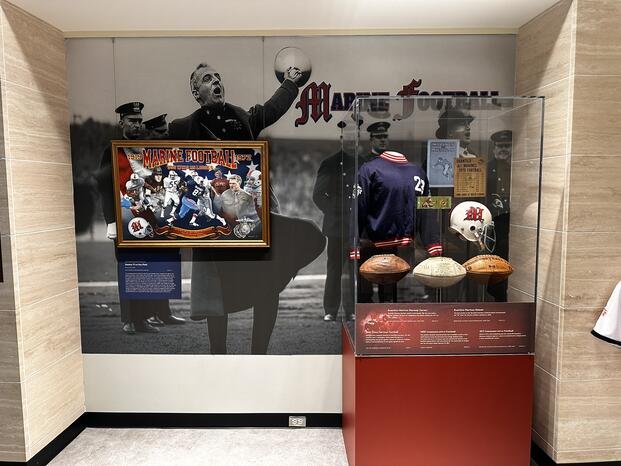 Marine Corps Museum Unveils Football Exhibit: Honoring a Winning Legacy