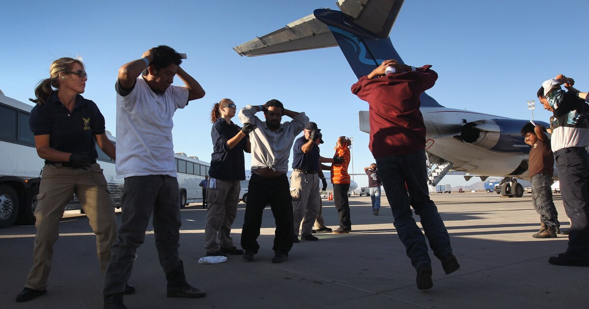 New report shows ICE deportation flights increased in February. Phoenix is among the top cities