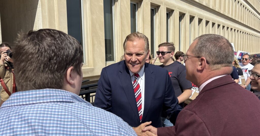 Republican Mike Rogers files petition signatures for spot on GOP August primary ballot for US Senate