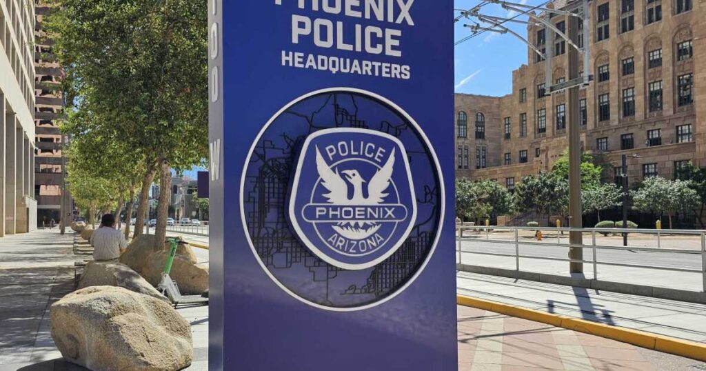 Phoenix police sergeant on leave while his actions at ICE protest are under review