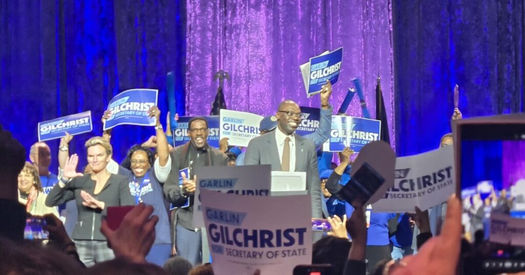 Progressives flex muscles at Michigan Democrats' endorsement convention