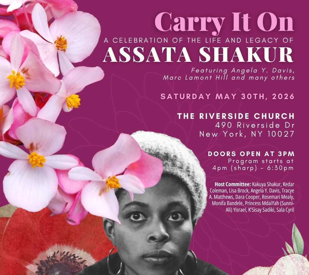 Carrying It On for Assata Shakur, Symbol Of Black Liberation