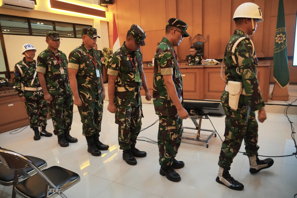 Indonesian court finds 4 military members guilty of acid attack on activist, sends them to prison