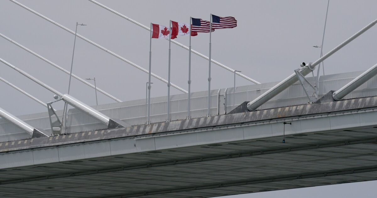 Michigan Senate candidate McMorrow accuses Trump of keeping Canada-US bridge closed to help donor