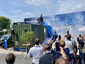 Rheinmetall pitches shipping container that can spit out swarms of attack drones