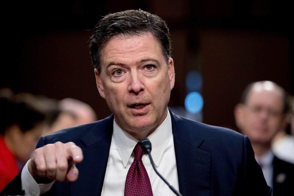 James Comey says seashells post was political speech and not a threat