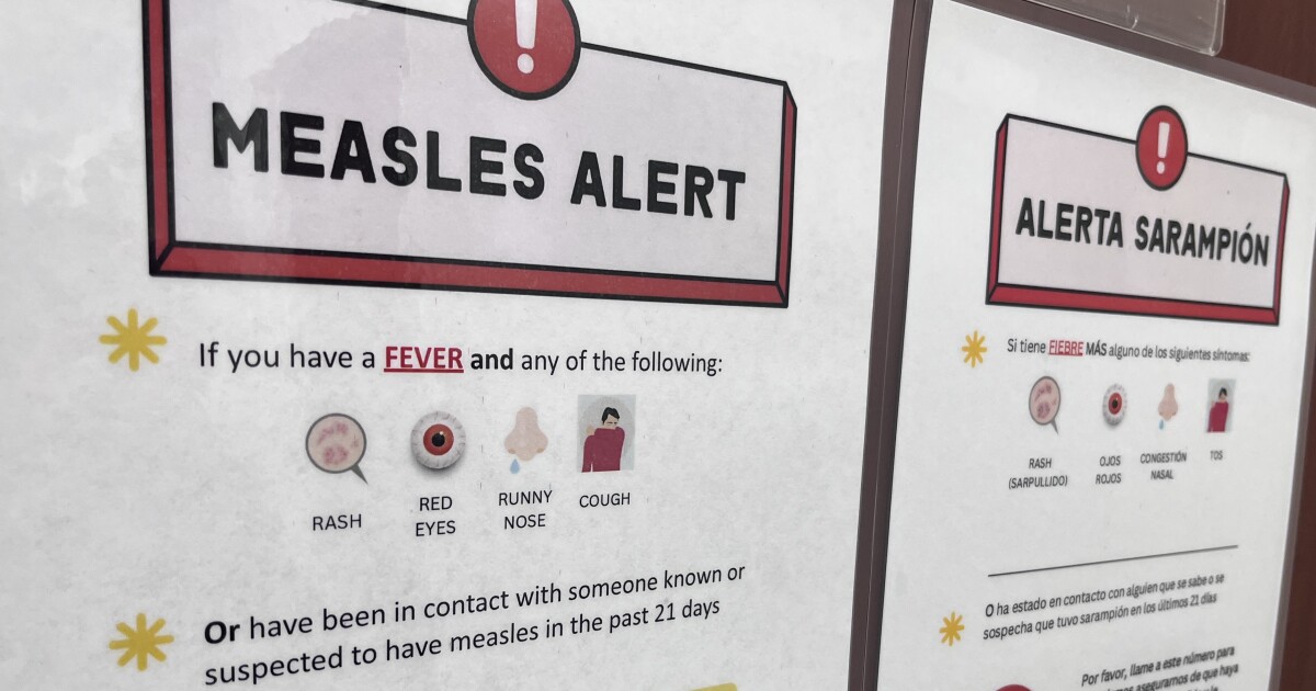 Pinal County health officials report potential measles exposure in Coolidge on June 25