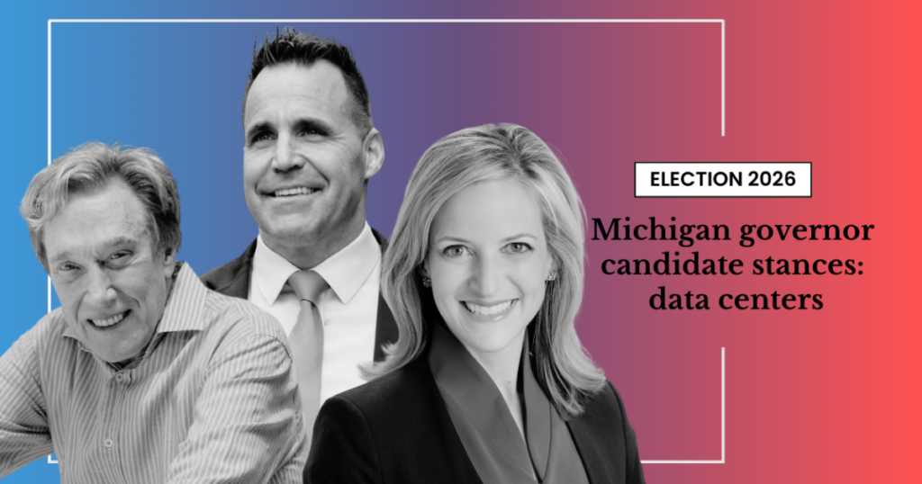 What do gubernatorial candidates on your primary ballot plan to do about data centers?