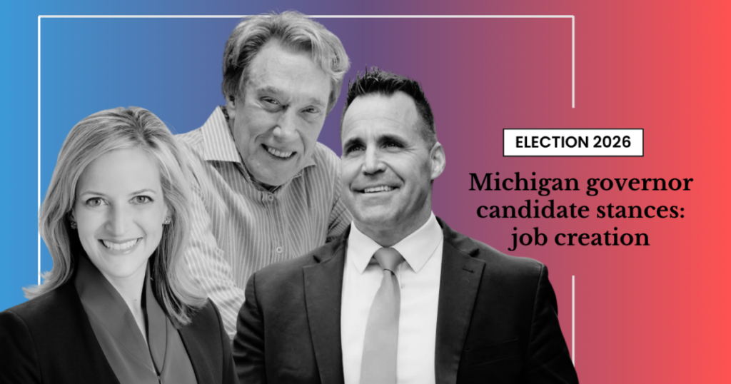 How would gubernatorial candidates bring jobs to Michigan?