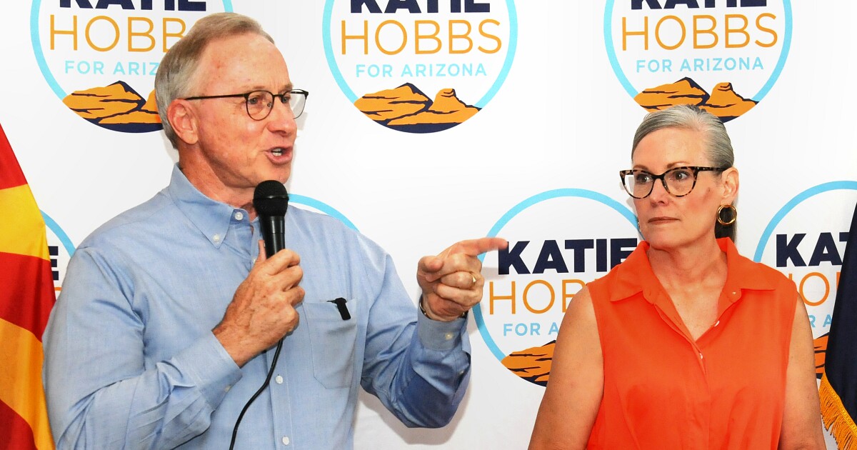 Former Republican John Giles leans in to Democratic Gov. Katie Hobbs' platform