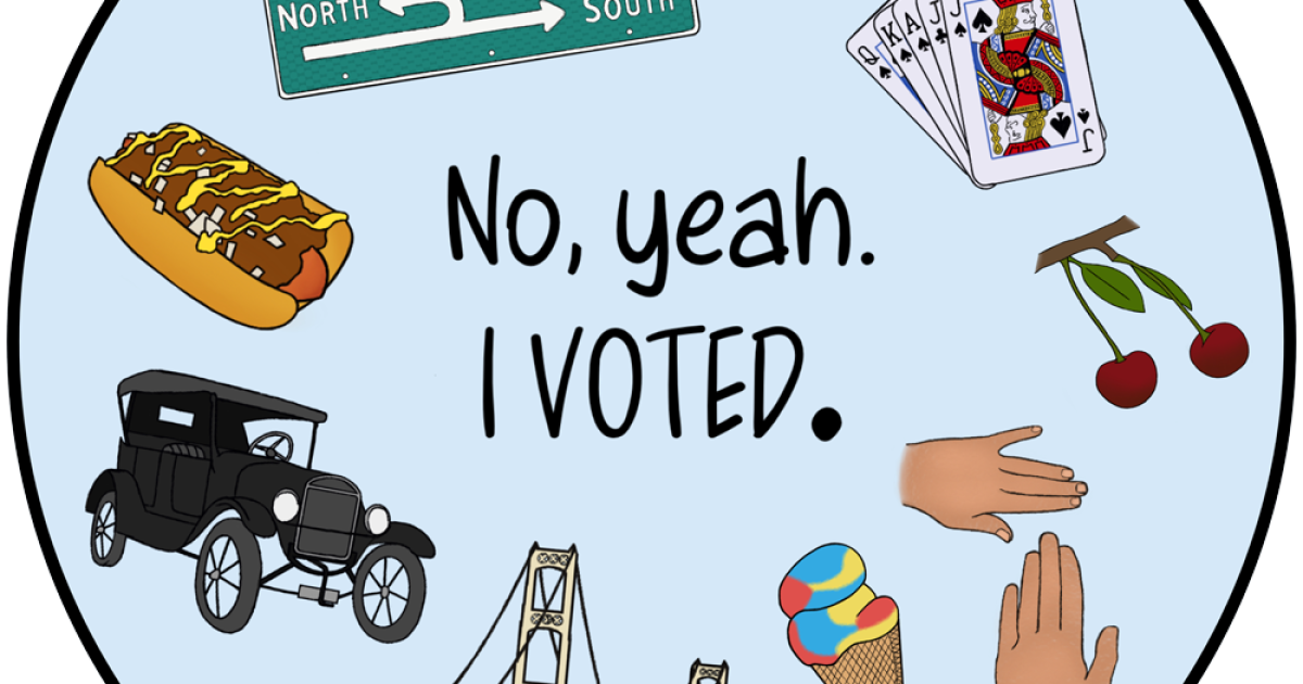 Michigan “I voted” sticker contest winners chosen
