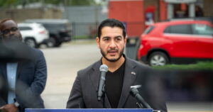 Former Vice President Kamala Harris campaigns with Abdul El-Sayed