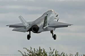 an F-35B against a Ferrari