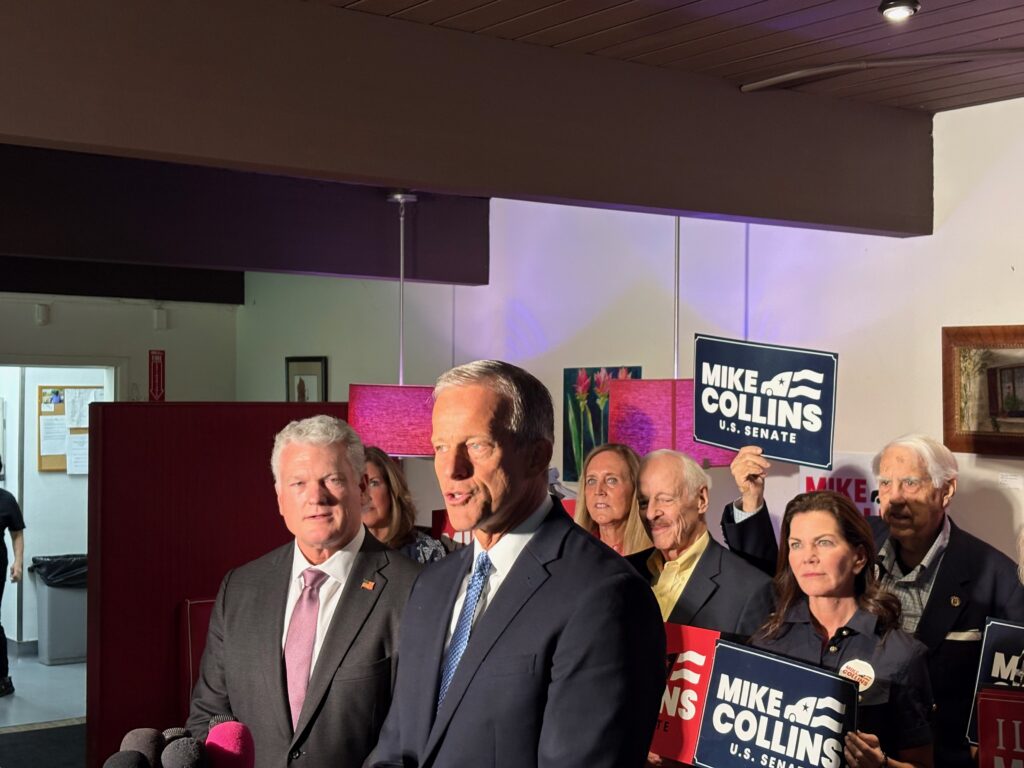 Thune says GOP still backs spending to support Collins campaign |