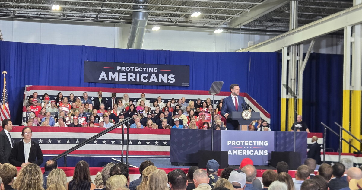 VP Vance zeroes in on El-Sayed during Michigan rally