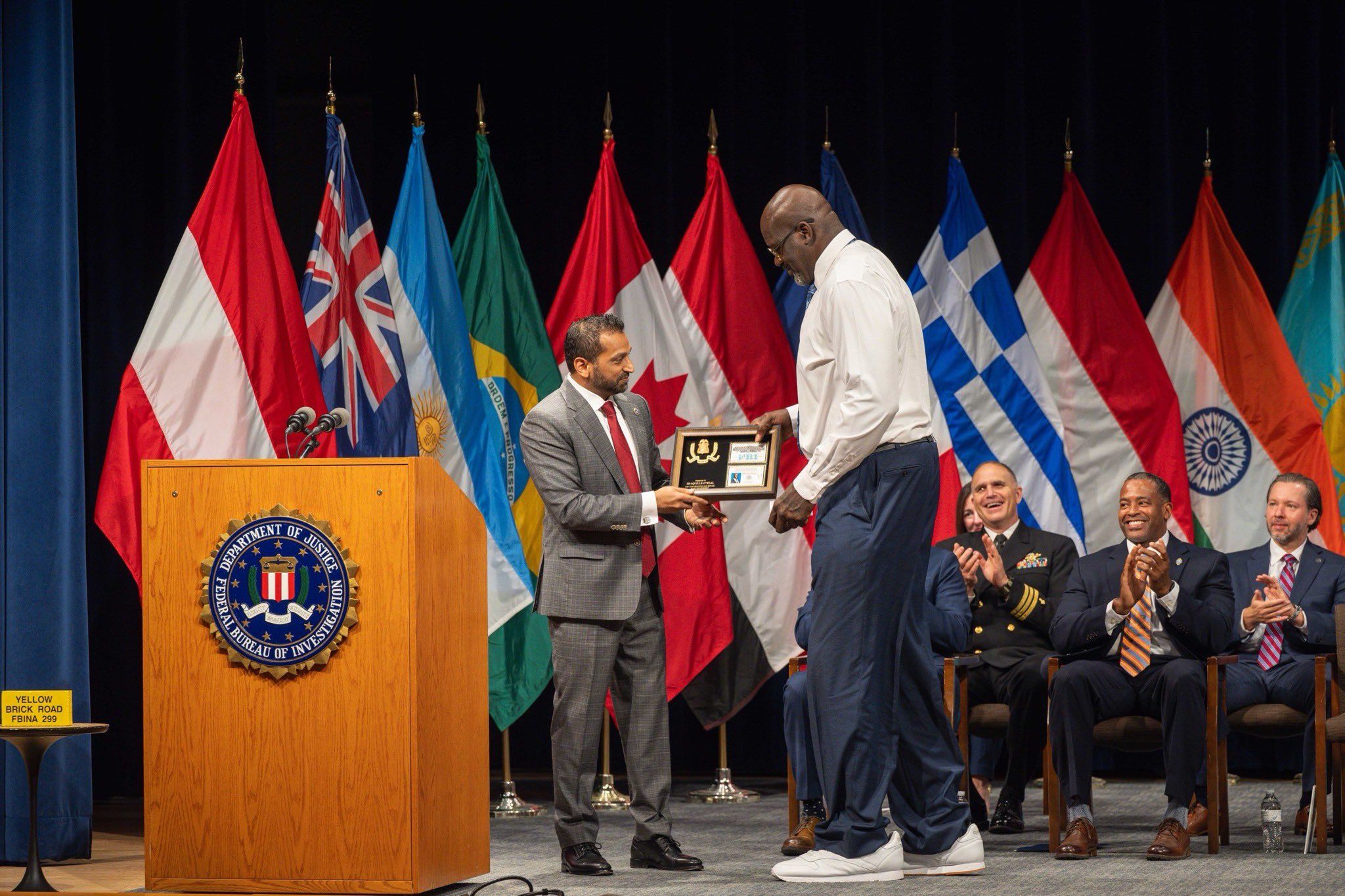 Shaquille O'Neal Is Named Honorary FBI Special Agent