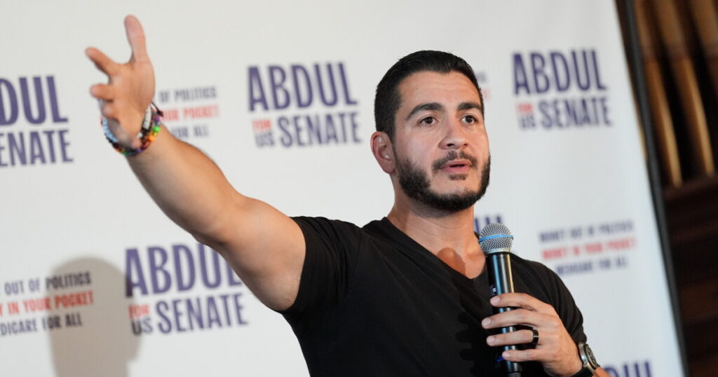 Republicans want Abdul El-Sayed to be the main character of the midterms. He's happy to oblige