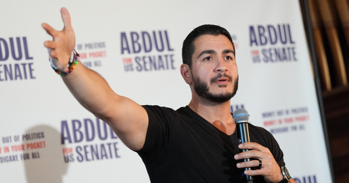 Republicans want Abdul El-Sayed to be the main character of the midterms. He's happy to oblige