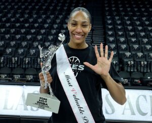 Las Vegas Aces Player A’ja Wilson Wins 2026 WNBA MVP Award