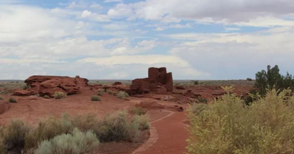NAU researchers use drones to study Wukoki Pueblo in the Wapatki National Forrest