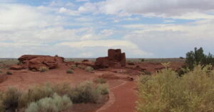 NAU researchers use drones to study Wukoki Pueblo in the Wapatki National Forrest