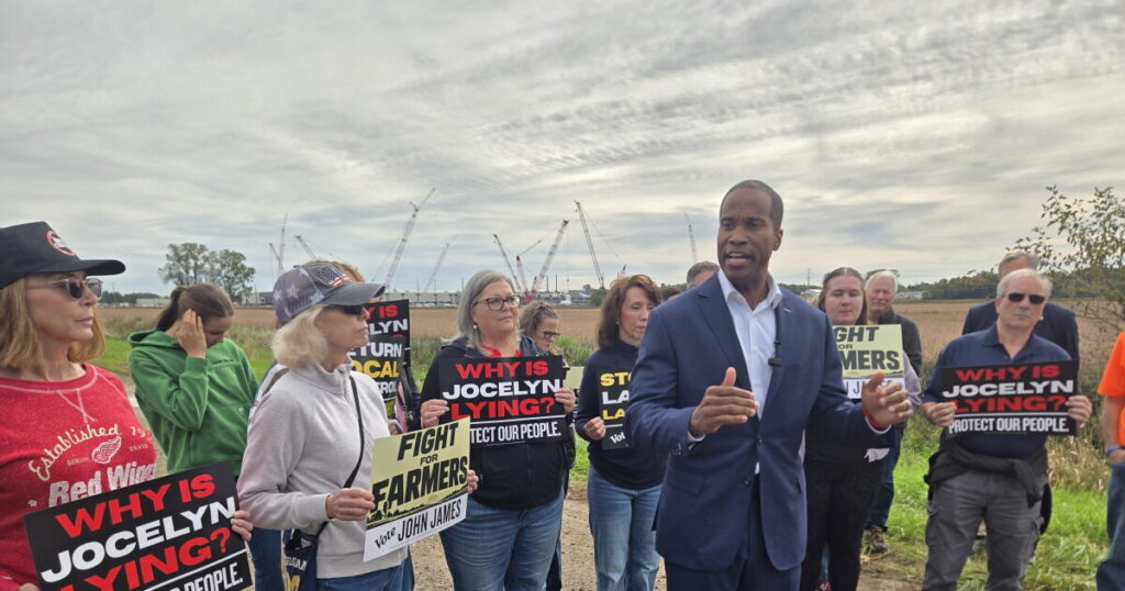 John James says Michigan education system needs more accountability
